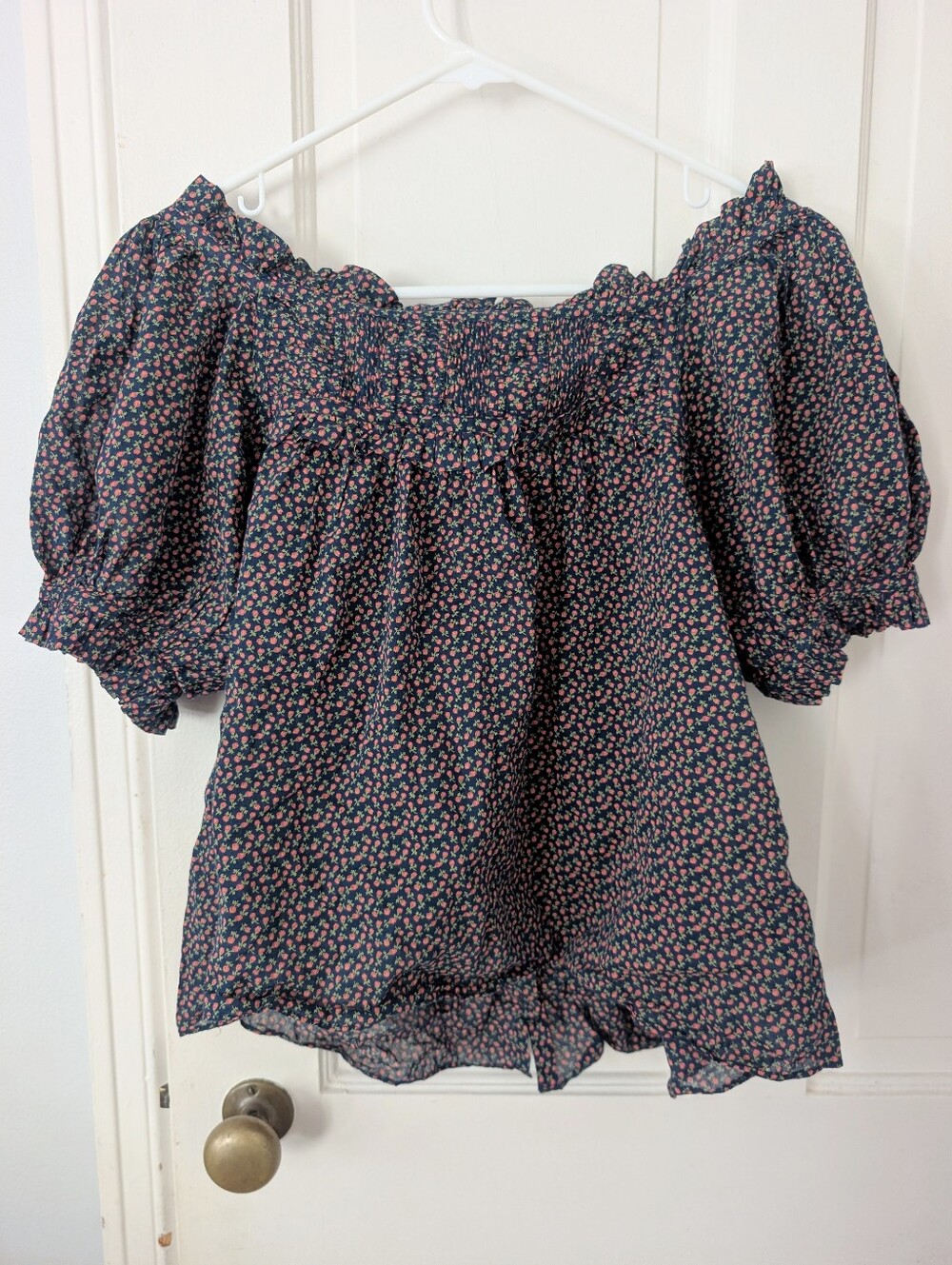 Doen Farley Top XXS In Navy Bisou Floral - Picture 5 of 5